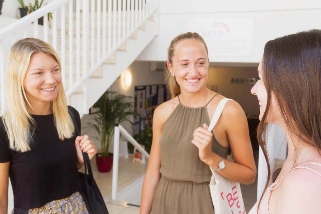 A group of young students at our English Language School