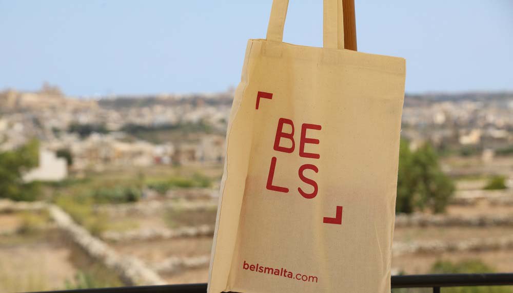 BELS bag with the view in Gozo