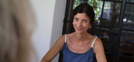 Studentka podczas zajęć indywidualnych