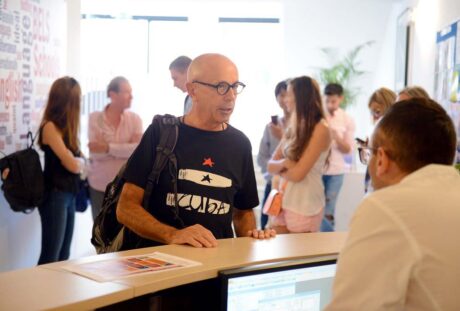 Eric at our reception in Malta