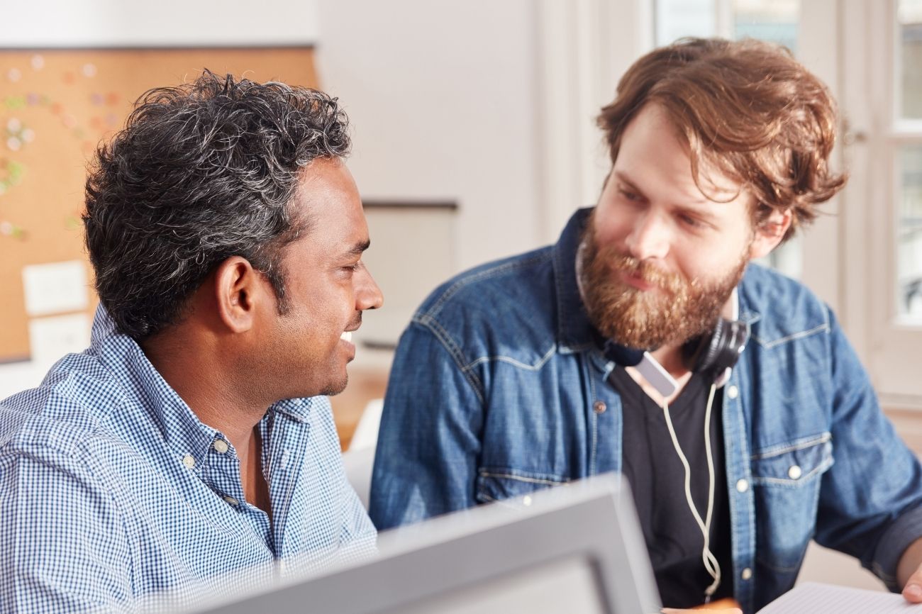 Discussions during English for customer service training in Malta