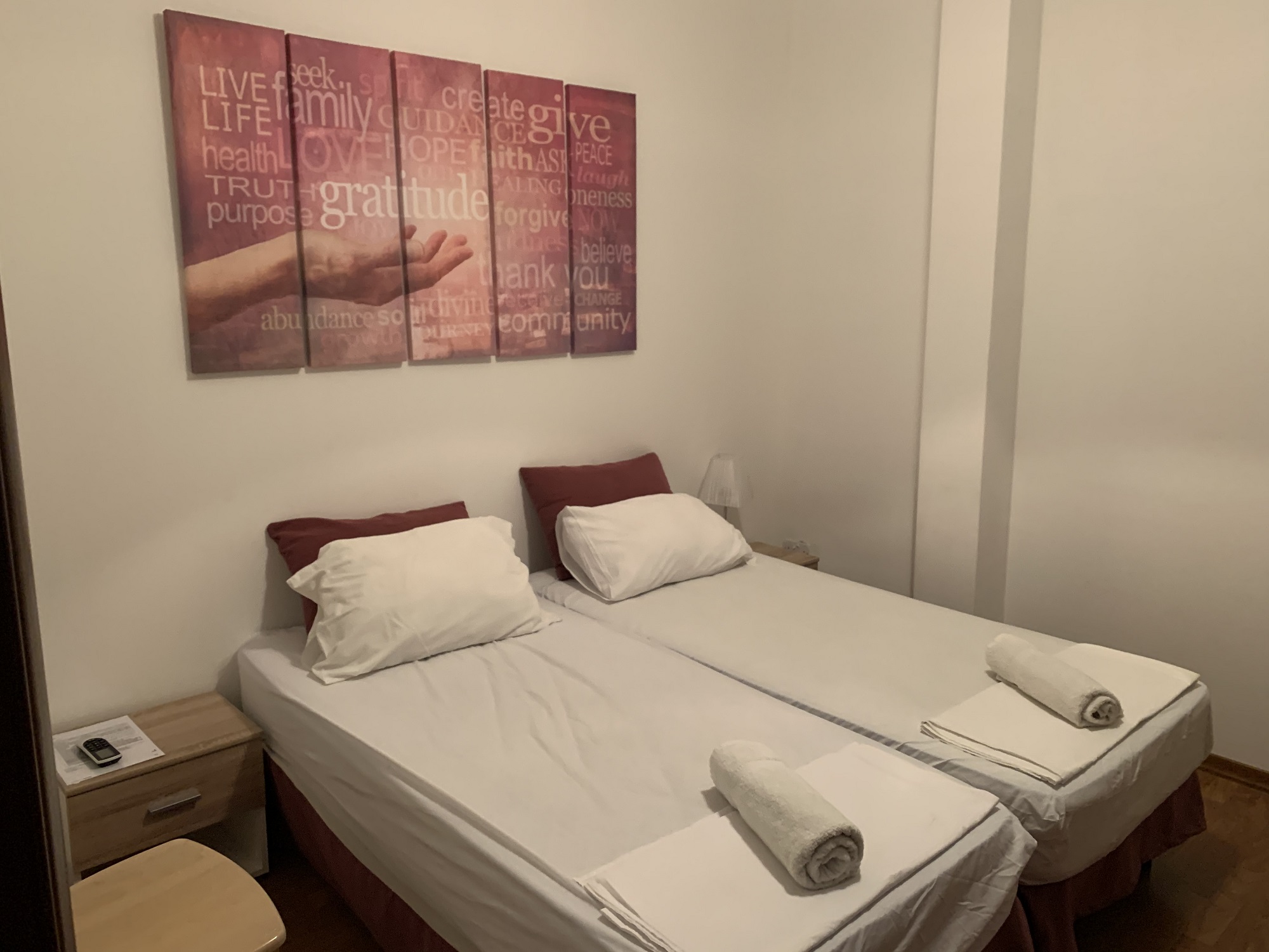 Another double room at the BELS Gozo student residence